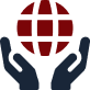 hands holding a globe to represent trust in CARCHEX work culture