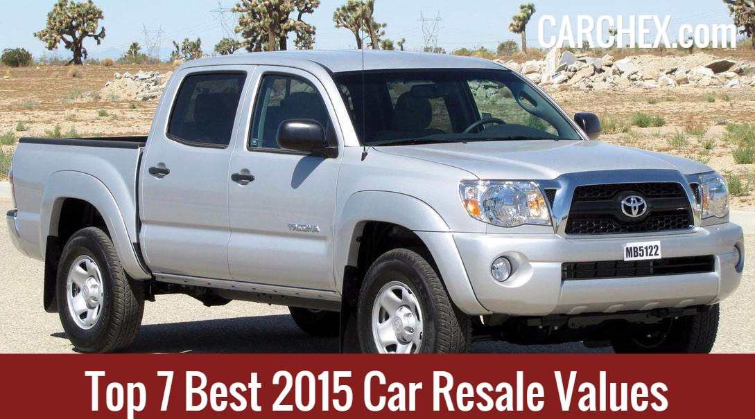 Top 7 Best 2015 Car Resale Values
